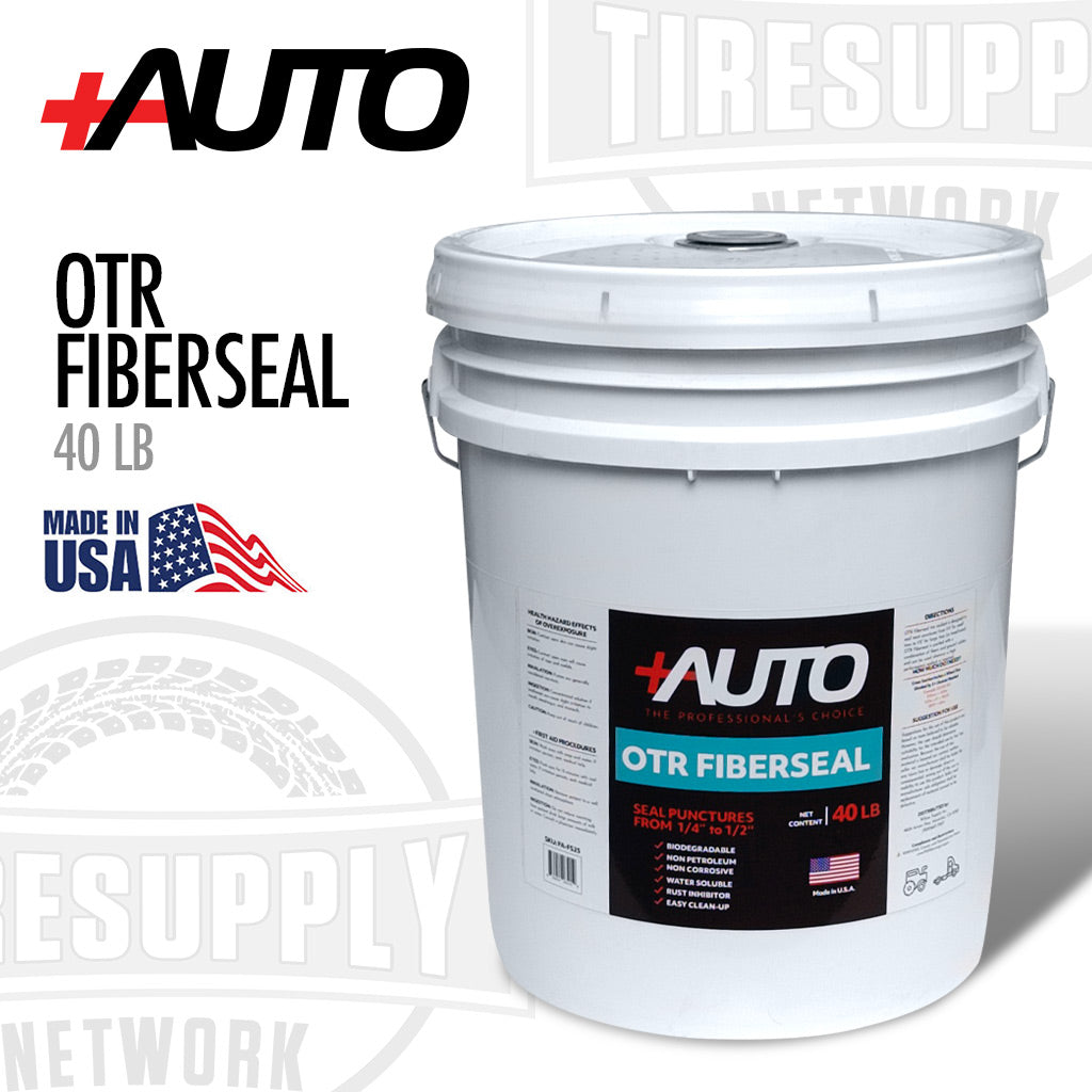 +AUTO | OTR Fiberseal - Off-Road Tire Sealant - 40lb Bucket (PA-FS40)