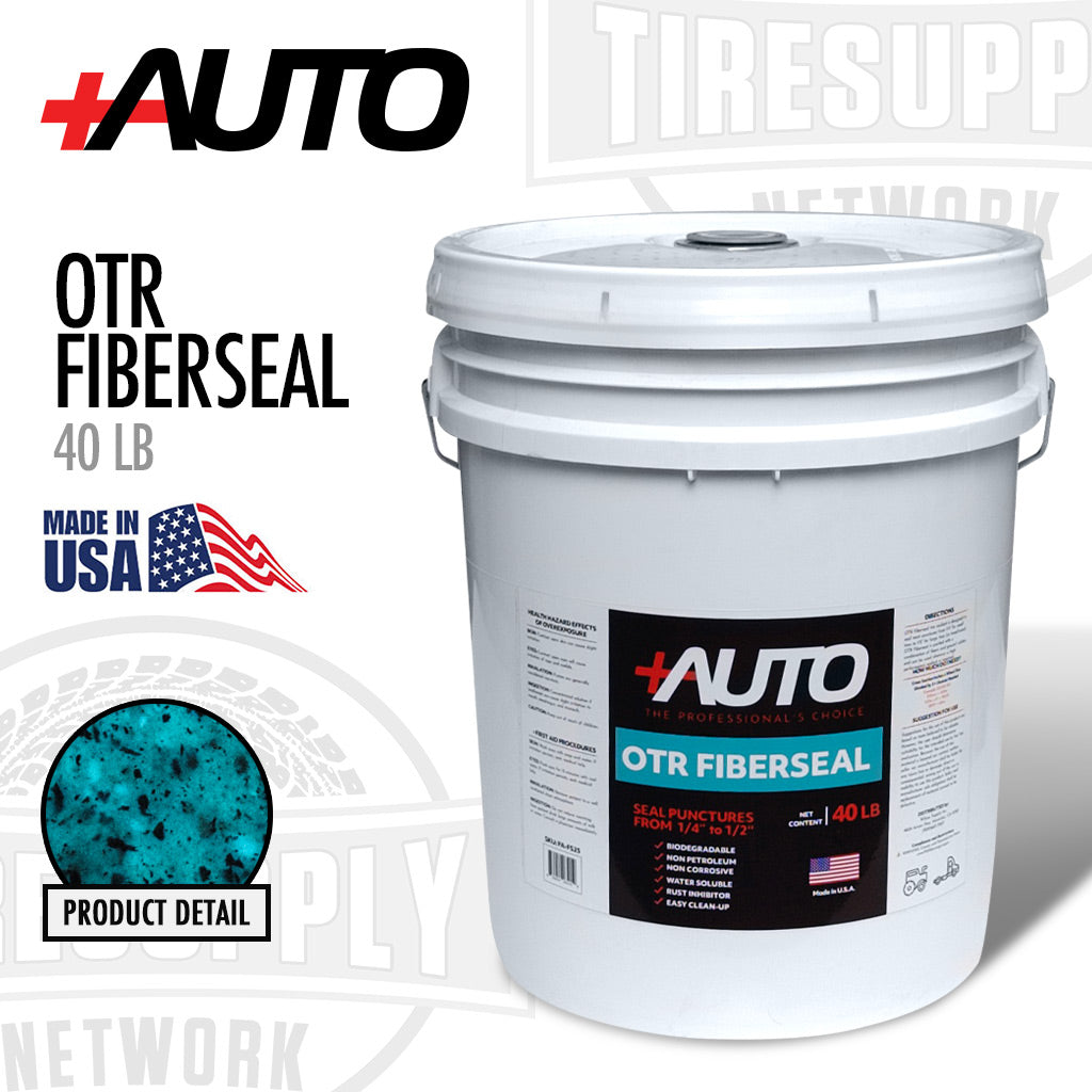 +AUTO | OTR Fiberseal - Off-Road Tire Sealant - 40lb Bucket (PA-FS40)