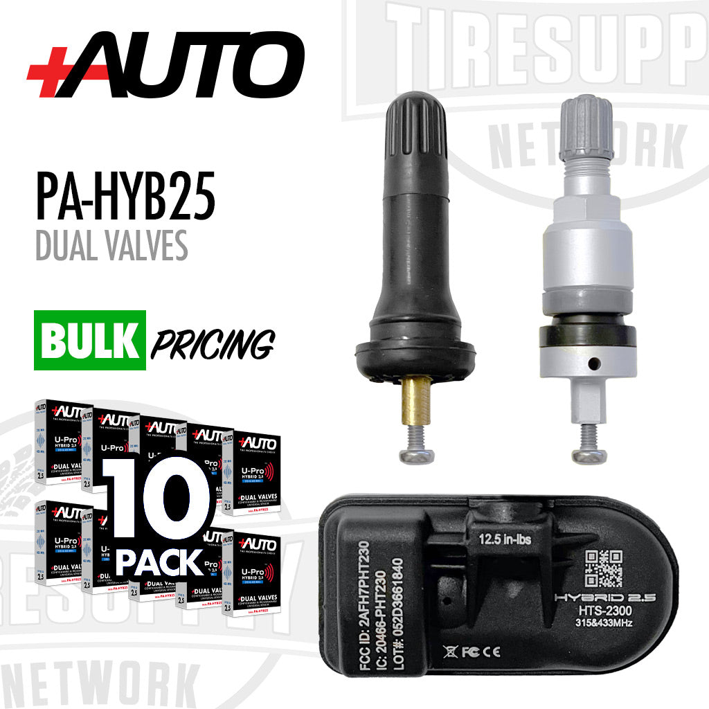 +AUTO | U-Pro Hybrid 2.5 Universal TPMS Sensor with Dual Valves (PA-HYB25)
