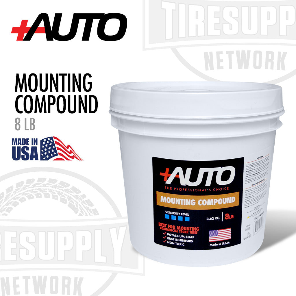 +Auto | Heavy Duty Tire Mounting Compound Lubricant - 8lb Bucket (PA-MC8)