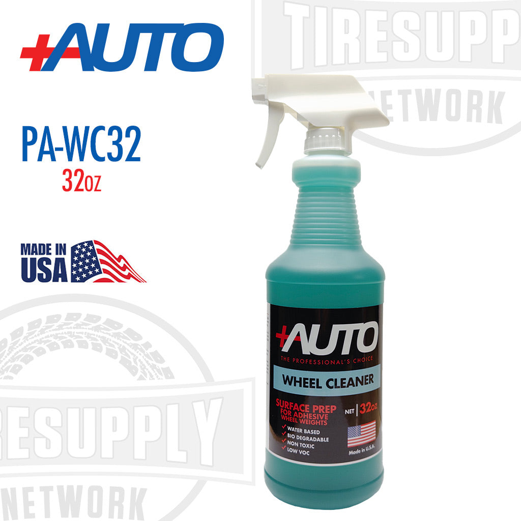 +Auto | Water-Based Wheel Cleaner for Adhesive Wheel Weights - 32 oz. Bottle (PA-WC32)