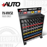 +AUTO | Wheel Weight Standing Rack: 8 Shelves - 46.5" x 36" x 16" HxLxW (PA-WWSR)