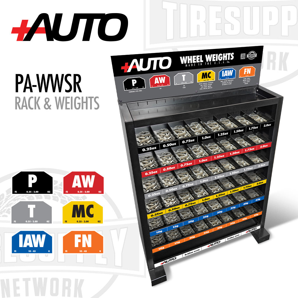 +AUTO | Wheel Weight Standing Rack - 8 Shelves (PA-WWSR)