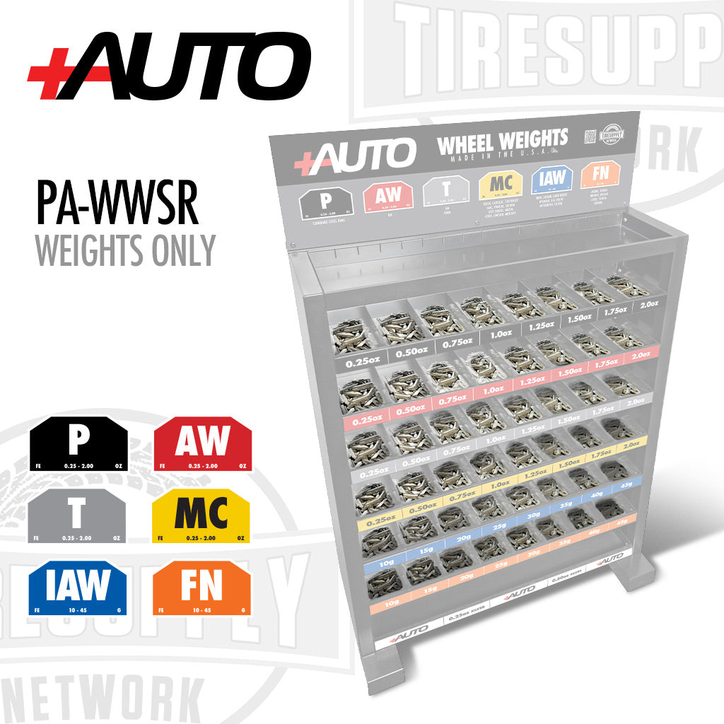 +AUTO | Wheel Weight Standing Rack - 8 Shelves (PA-WWSR)