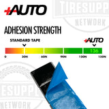 +AUTO | Steel 1/4 oz Stick-On Adhesive Tape Wheel Weight - 11.25 lbs | 720 pcs | Silver (PP25R11S720)