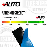 +AUTO | Steel 1/2 oz Stick-On Adhesive Tape Wheel Weight - 48 strips | 288 pcs | Black (PP50S48B288)