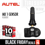 Autel | 10-Pack MX 1-Sensor Press-In TPMS - Metal (1-SensorM*) or Rubber (1-SensorR*)