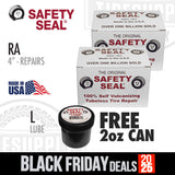 Safety Seal | 4" Auto/Light Truck Repair Refill - 2 Boxes Get a FREE 2oz Lube (RA-L)