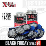 Xtra Seal | 2-Cans of Cement (14-008) and 100 Medium Round Universal Radial Patches (11-322)