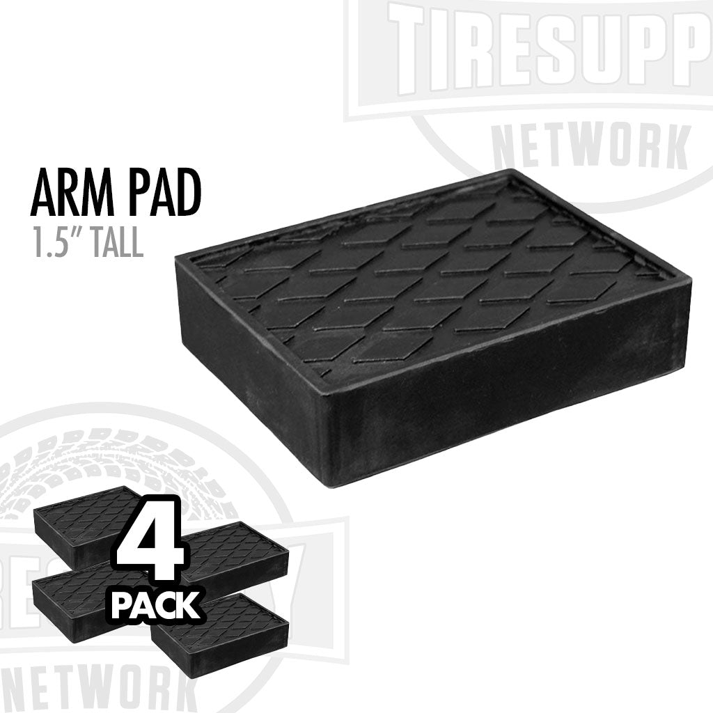 1.5" Tall - Rubber Arm Pad Adapter for Vehicle Lifts - Replaces Rotary FJ2427 (BH-9756-86-4)