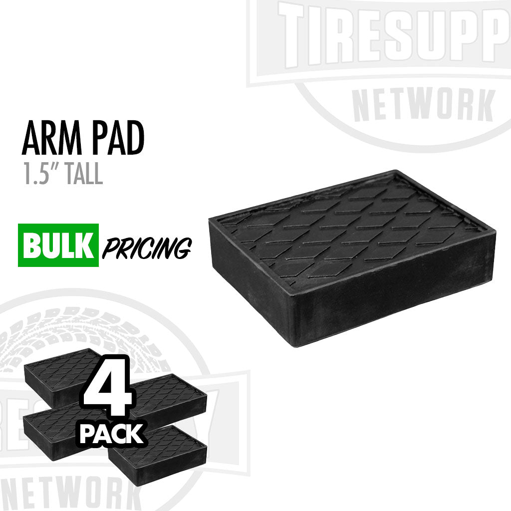 SVI | 1.5&quot; Tall - Rubber Arm Pad Adapter for Vehicle Lifts - Replaces Rotary FJ2427 (BH-9756-86*)