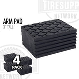 3" Tall - Rubber Arm Pad Adapter for Rotary Lifts (BH-9756-87)