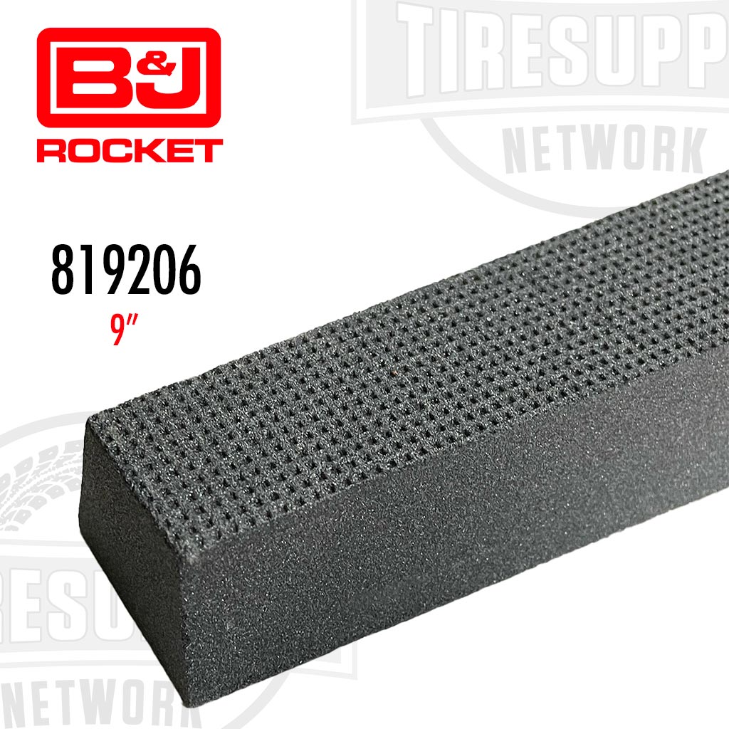 B&J Rocket | Hand Resharpening Stone 9" with 4.75" Wood Handle  (BJ819206)