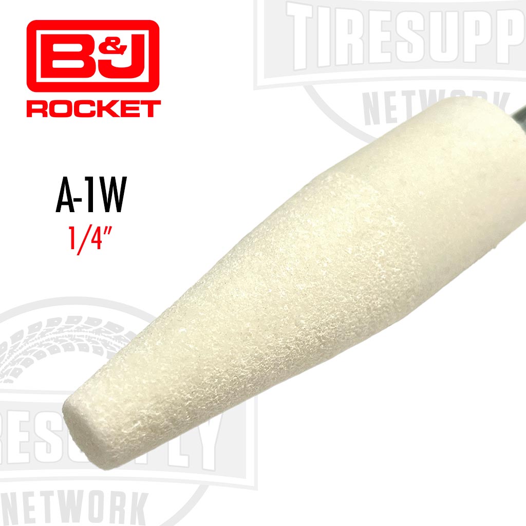B&amp;J Rocket | White Stone 1/4&quot; (A-1W)