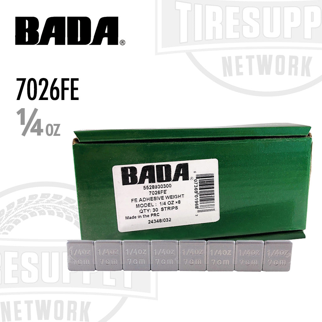 BADA 7026FE | Steel 1/4 oz Low Profile Stick-On Adhesive Tape-A