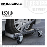 BendPak | Ranger RCD-1500MP GoCart Mechanical Vehicle Dollies, Set of 2, 1500-lb Capacity (5150079)