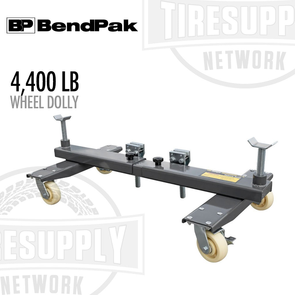 BendPak Ranger RCD-2V | Mobile Vehicle Wheel Dolly & Support Stand, 4400-lb Capacity