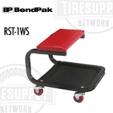 BendPak RST-1WS tire changer with red seat on a white background