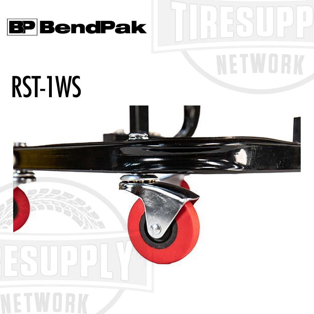 BendPak | Ranger RST-1WS Padded Mechanic’s Rolling Work Seat with Tool Tray (5150514)