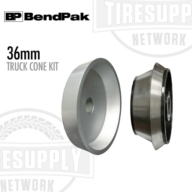 36mm truck cone kit with BendPak and TIRESUPPLY Network branding on a white background. 5150555