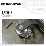 BendPak | Ranger RCD-1500 GoCart Car Dollies, Set of 2, 1500-lb Capacity (5150595)