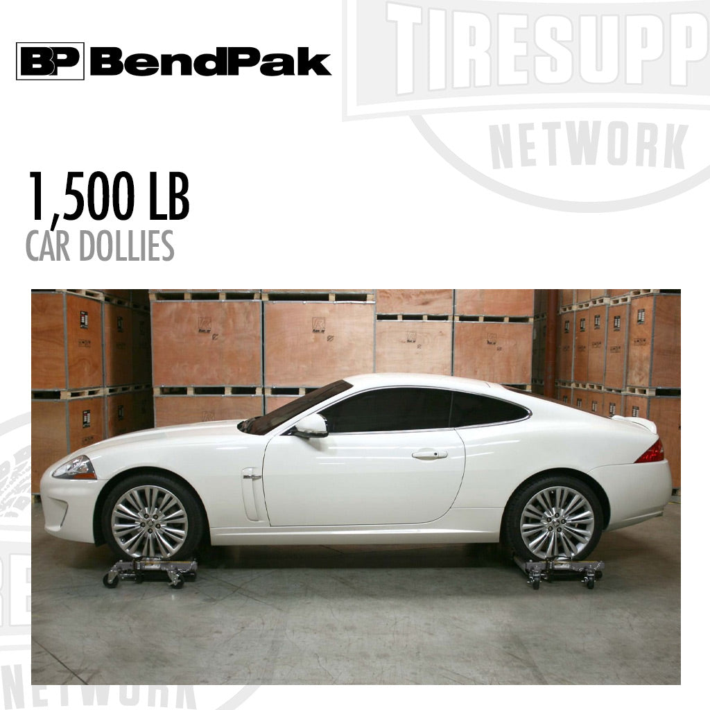 BendPak | Ranger RCD-1500 GoCart Car Dollies, Set of 2, 1500-lb Capacity (5150595)