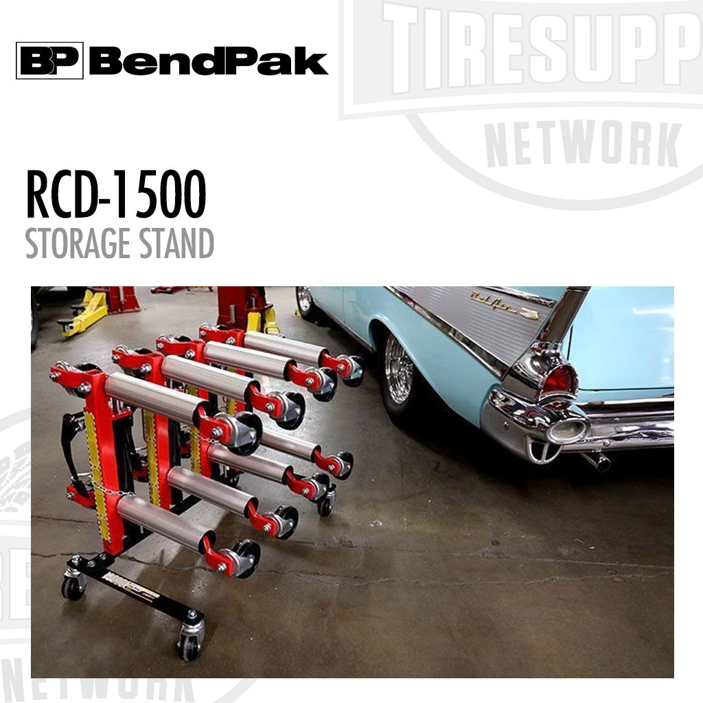 BendPak Ranger RCD-1500 | GoCart Storage Stand for RCD-1500 & RCD-1500EX Car Dollies, Stores 4 Units