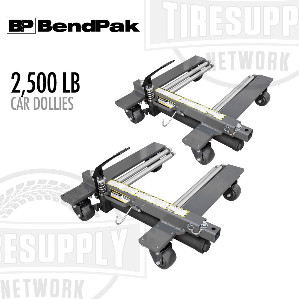 BendPak car dollies with 2,500 LB capacity on a white background. 5150625