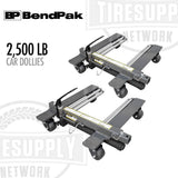 BendPak car dollies with 2,500 LB capacity on a white background. 5150625