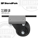 BendPak Ranger RCD-2500 | GoCart Mobile Wheel Jack Car Dollies, Set of 2, 2500-lb Capacity