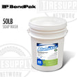 White bucket of Aluma-Kleen Soap Wash with BendPak branding on a white background 5155100