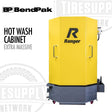 Yellow hot wash cabinet with 'Ranger' branding on a white background 5155118