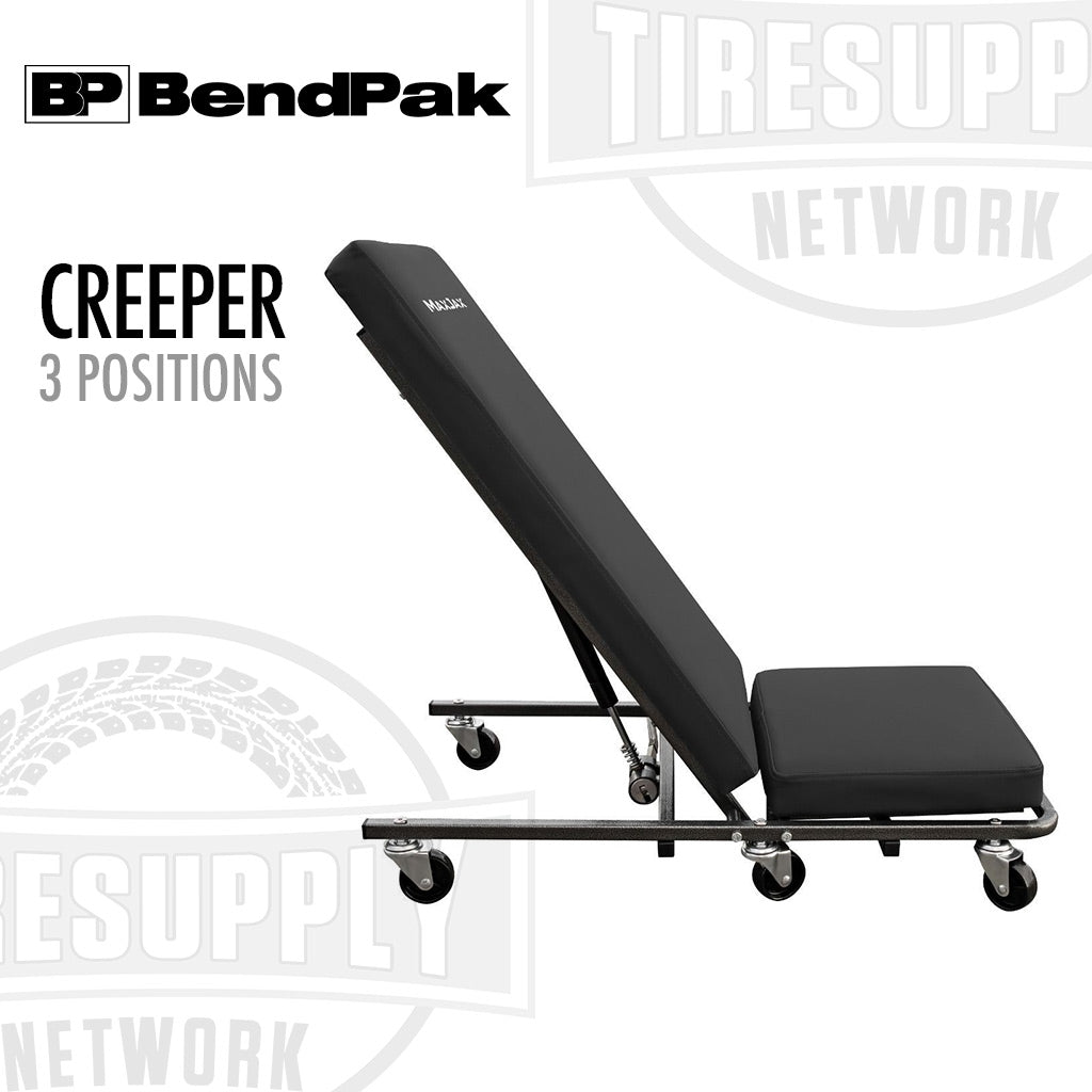 BendPak 5160119 | MaxJax Reclining Creeper Seat – Tire Supply Network