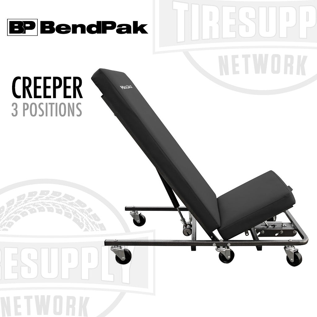 BendPak 5160119 | MaxJax Reclining Creeper Seat – Tire Supply Network
