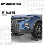 BendPak 5174139 | APEX AR-340-95-GR | 36" Lightweight Foam Garage Ramp Kit - Set of 2