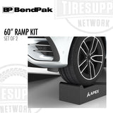 BendPak 5174158 | APEX AR-580-95-GR | 60" Lightweight Foam Garage Ramp Kit - Set of 2