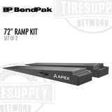 BendPak 5174163 | APEX AR-670-55-TR | 72" Lightweight Foam Trailer Ramp Kit - Set of 2