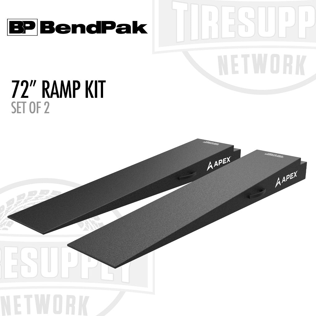 BendPak 5174163 | APEX AR-670-55-TR | 72" Lightweight Foam Trailer Ramp Kit - Set of 2