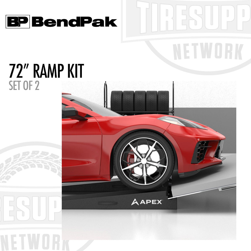BendPak 5174163 | APEX AR-670-55-TR | 72" Lightweight Foam Trailer Ramp Kit - Set of 2