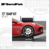 BendPak 5174163 | APEX AR-670-55-TR | 72" Lightweight Foam Trailer Ramp Kit - Set of 2