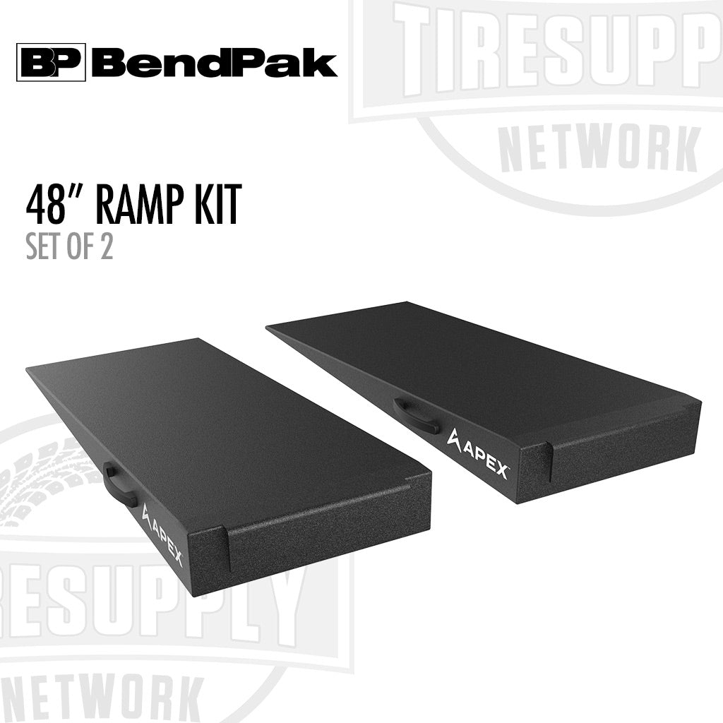 BendPak 5174172 | APEX AR-45-57-LR | 48" Lightweight Foam 4-Post Ramp Kit - Set of 2