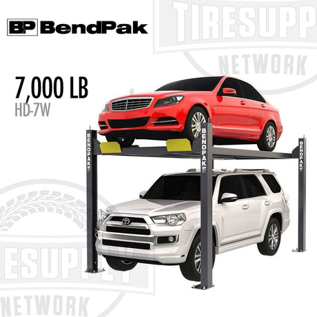 BendPak 5175120 4 post lift, high rise wide HD, 7000 lbs