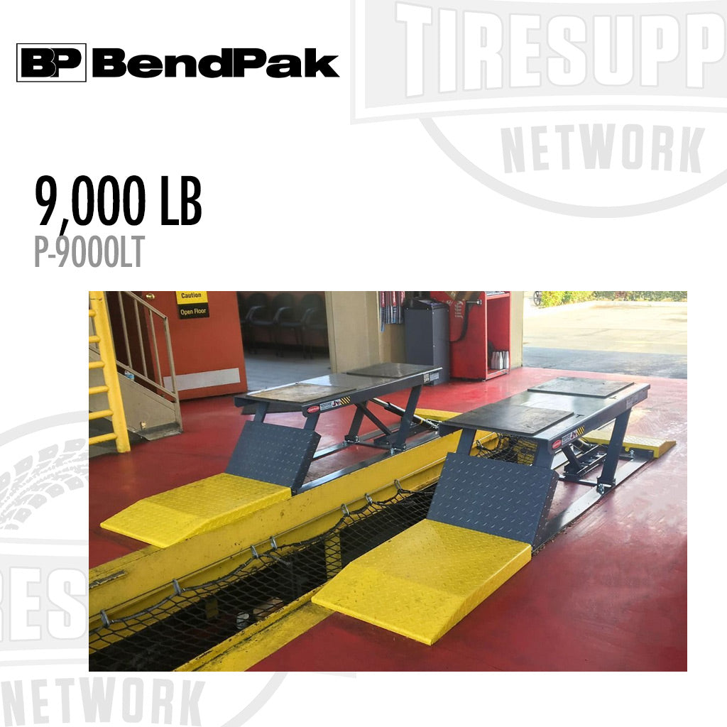 BendPak | Scissor Lift 9,000-lb Capacity - Open-Center Pit-Style - Low-Rise - P-9000LT (5175133)