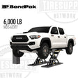 BendPak 5175151, MDS-6EXTF, open center flush mount mid rise scissor lift, 6000 lb capacity