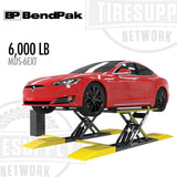 BendPakr 5175192, MDS-6EXT, open center extended platform mid rise scissor lift, 6000 lb capacity.