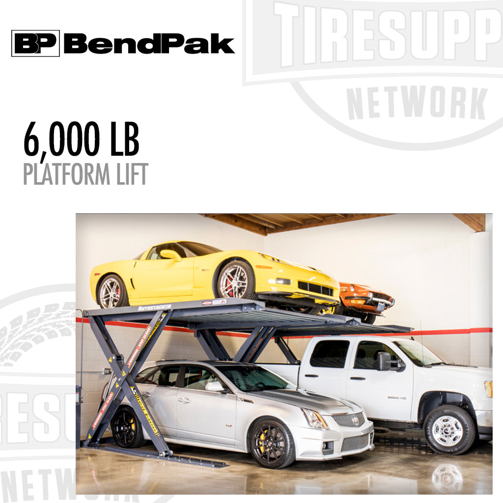 BendPak | Platform Parking Lift 6,000 lb Capacity Car Stacker - A6S (5175274)