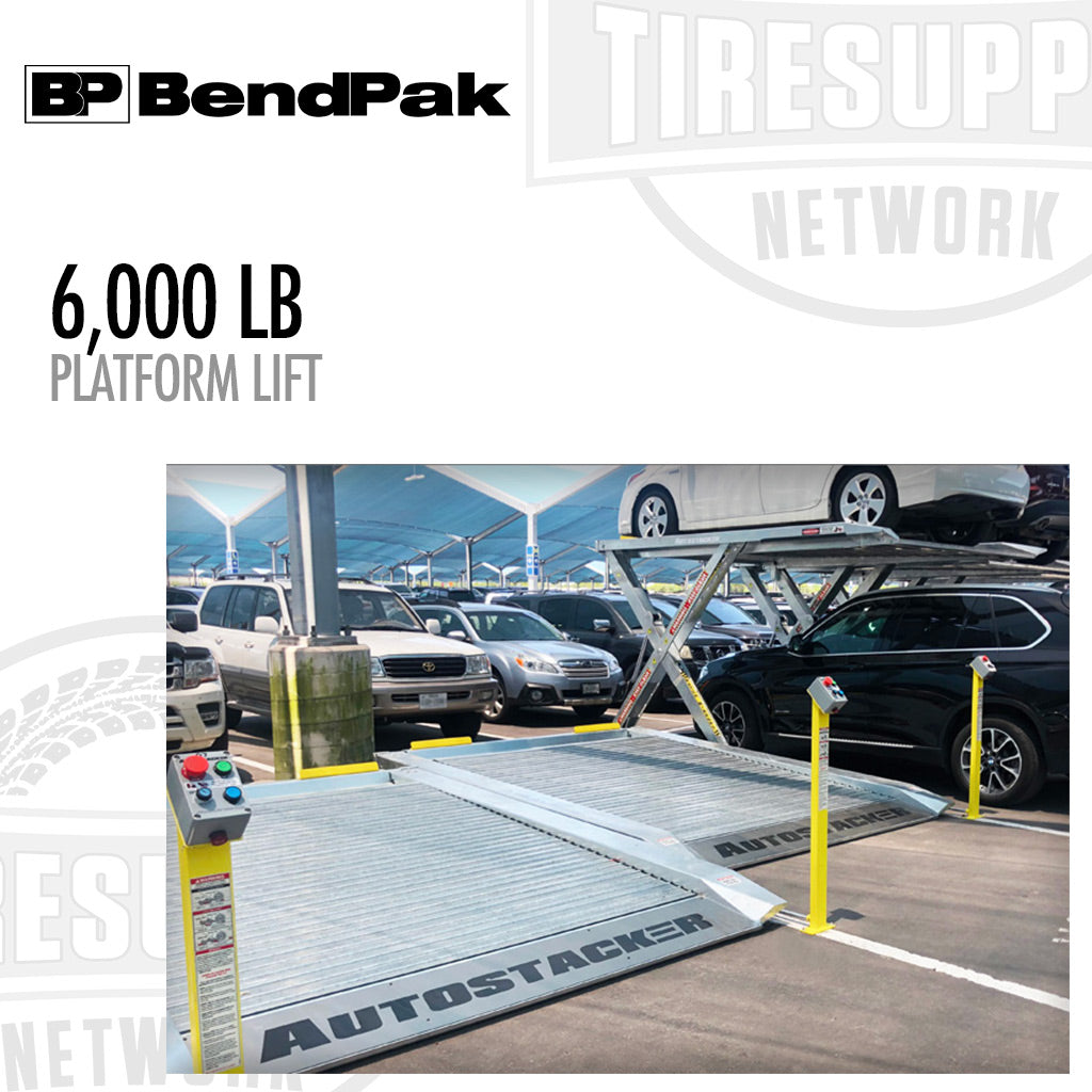 BendPak | Platform Parking Lift 6,000 lb Capacity Car Stacker - A6S (5175274)