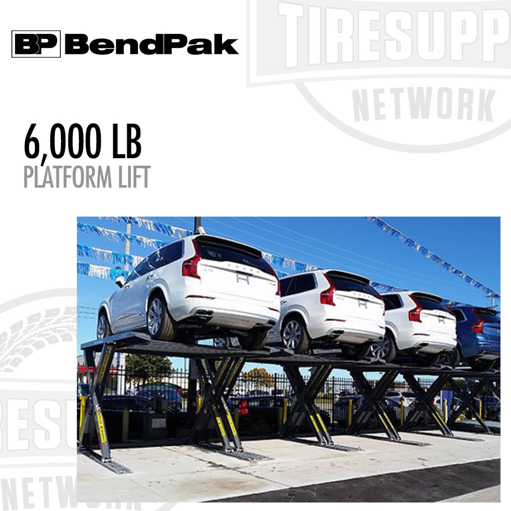 BendPak | Platform Parking Lift 6,000 lb Capacity Car Stacker - A6S (5175274)