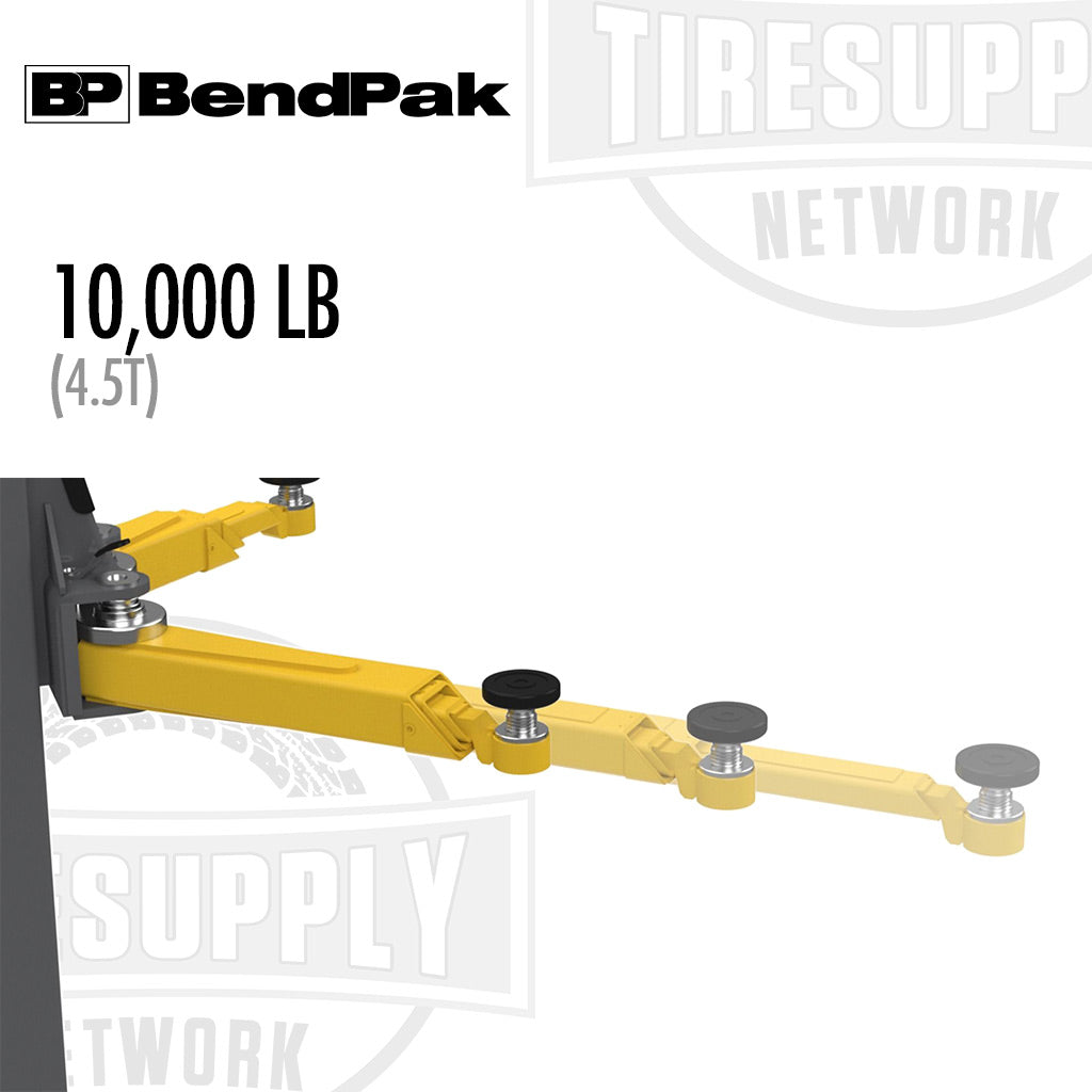 BendPak | 2-Post Lift 10,000 lb Capacity Adaptable Clearfloor - 168" Overall Height - 10AP-168 Pro Series (5175644)