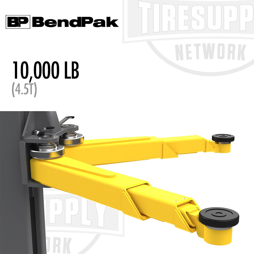 BendPak | 2-Post Lift 10,000 lb Capacity Adaptable Clearfloor - 168" Overall Height - 10AP-168 Pro Series (5175644)